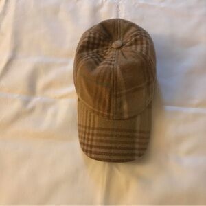Ralph Lauren Brown Plaid Baseball Cap